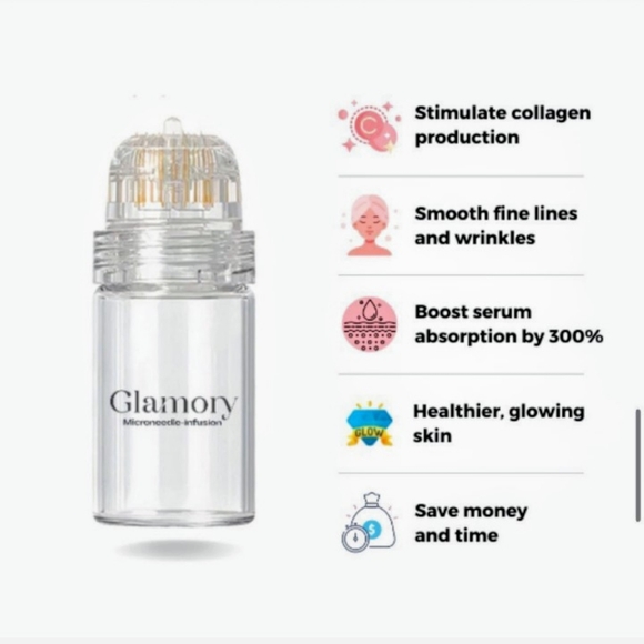 NIB Set of 3 - Glamory Micro-needling Micro Infusion Microlift System Skincare - Picture 4 of 16
